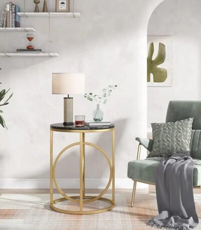 Aurora Marble Top Side Table 1