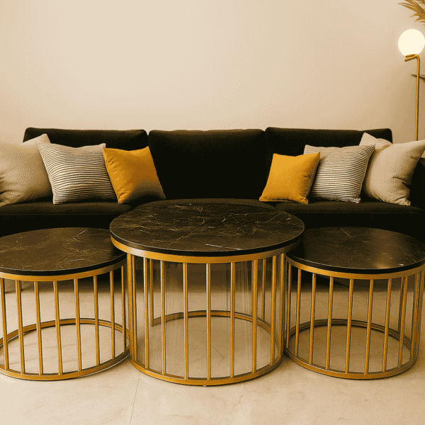 Luxury Nesting Coffee Table Set