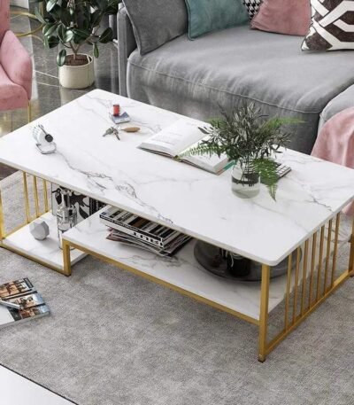 Marble Style Coffee Table