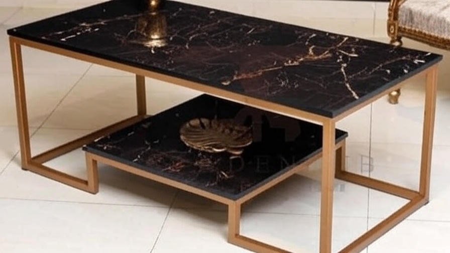 The Noir Wood Luxe Table