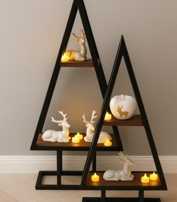 Triangular Shelf Decor Set