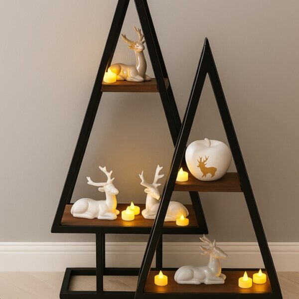 Triangular Shelf Decor Set
