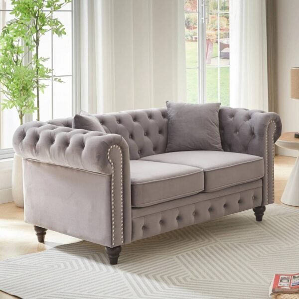 Velvet Loveseat Sofa