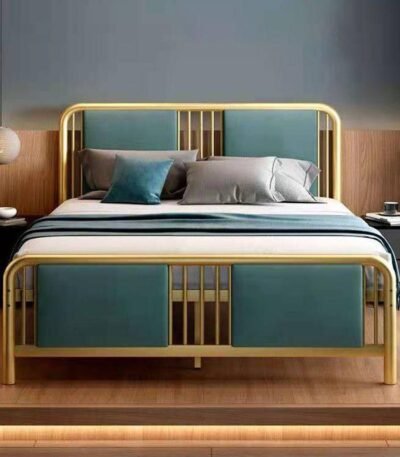 Modern Gold Frame Bed