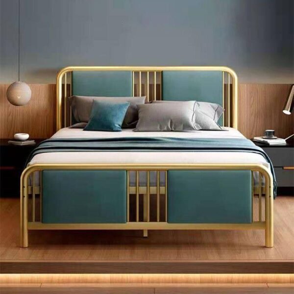 Modern Gold Frame Bed